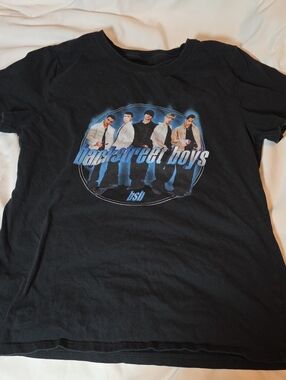 Backstreet Boys Black Womans Size Small